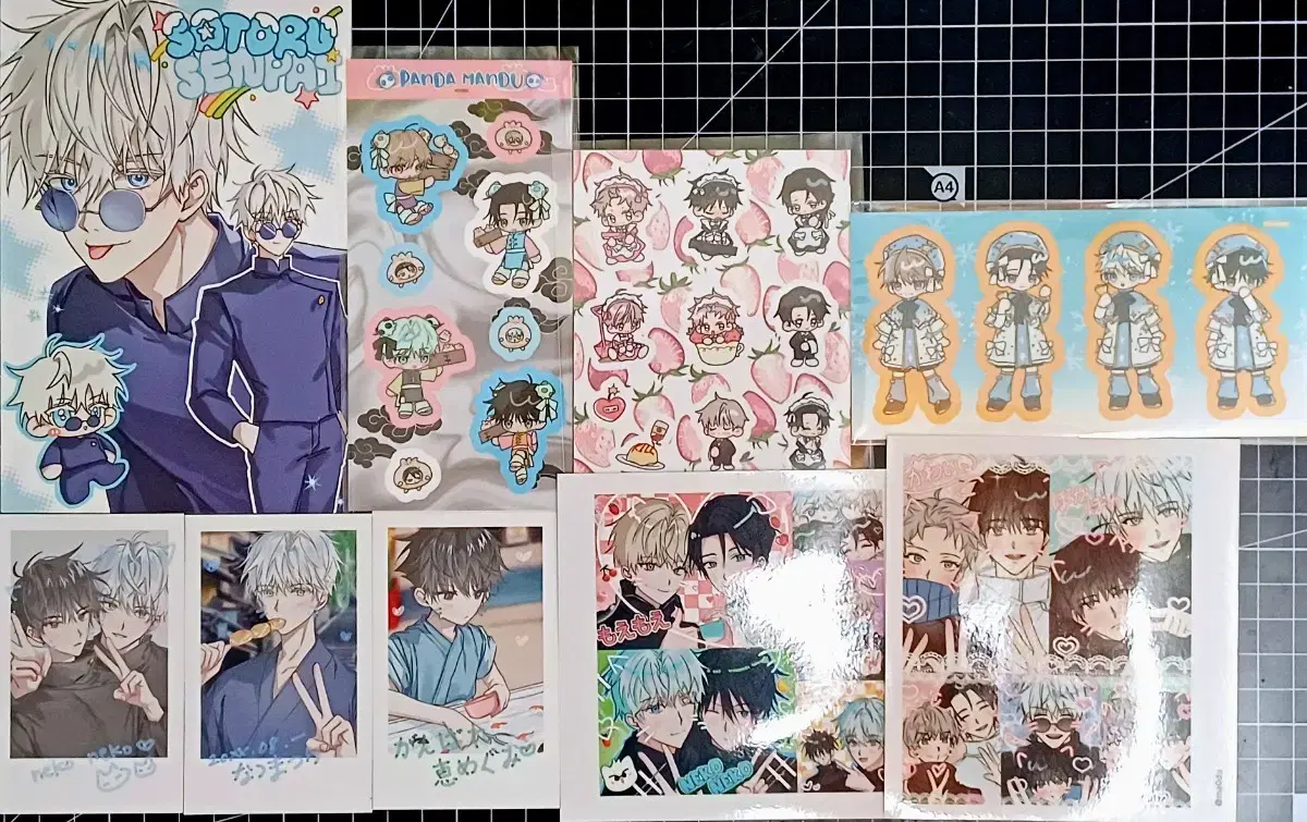 Zuu Kaiju Rotation Gojofushi Ottoge sticker postcard bulk WTS