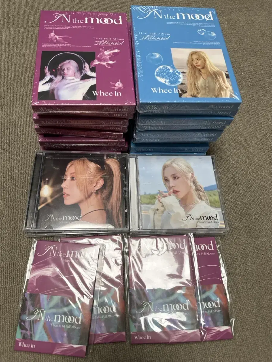 Wheein in the Mood unsealed/unopened albums