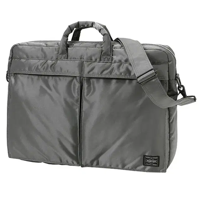 PORTER/TANKER 2WAY BRIEFCASE GRAY