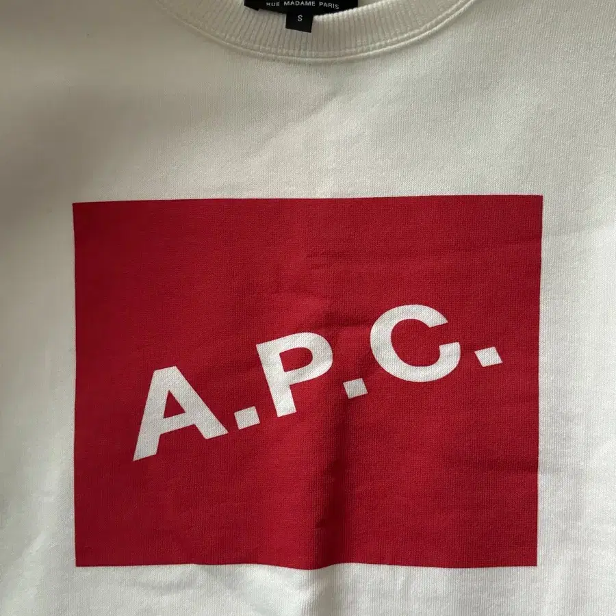 [1회착용] 아페쎄 APC 여성 맨투맨 S