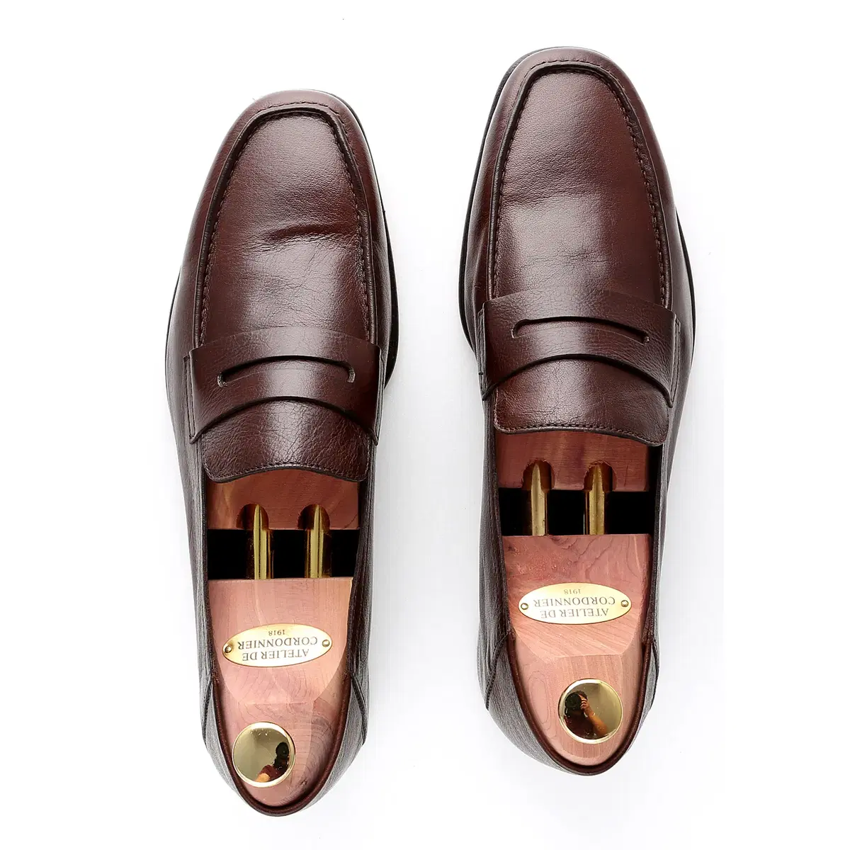 [New] Antonio Maurizi Handmade Penny Loafers Shoes Italy Size 43