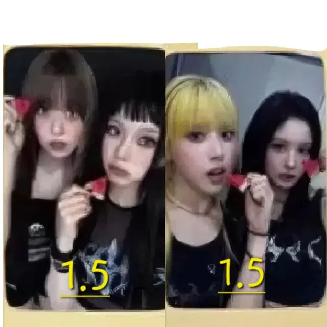 3.3[분철] 엔믹스 럭드 가을&이어카프 원가아래 지우