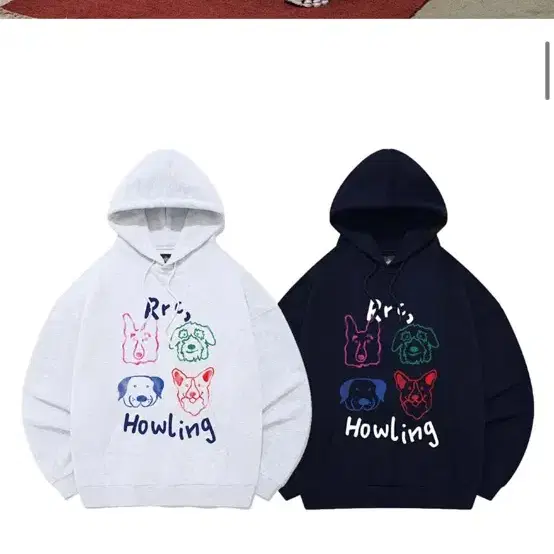 COLOR HOWLING HOODIE 리트리버클럽 XL