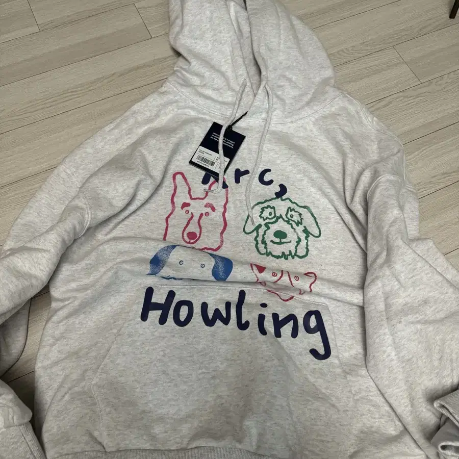 COLOR HOWLING HOODIE 리트리버클럽 XL