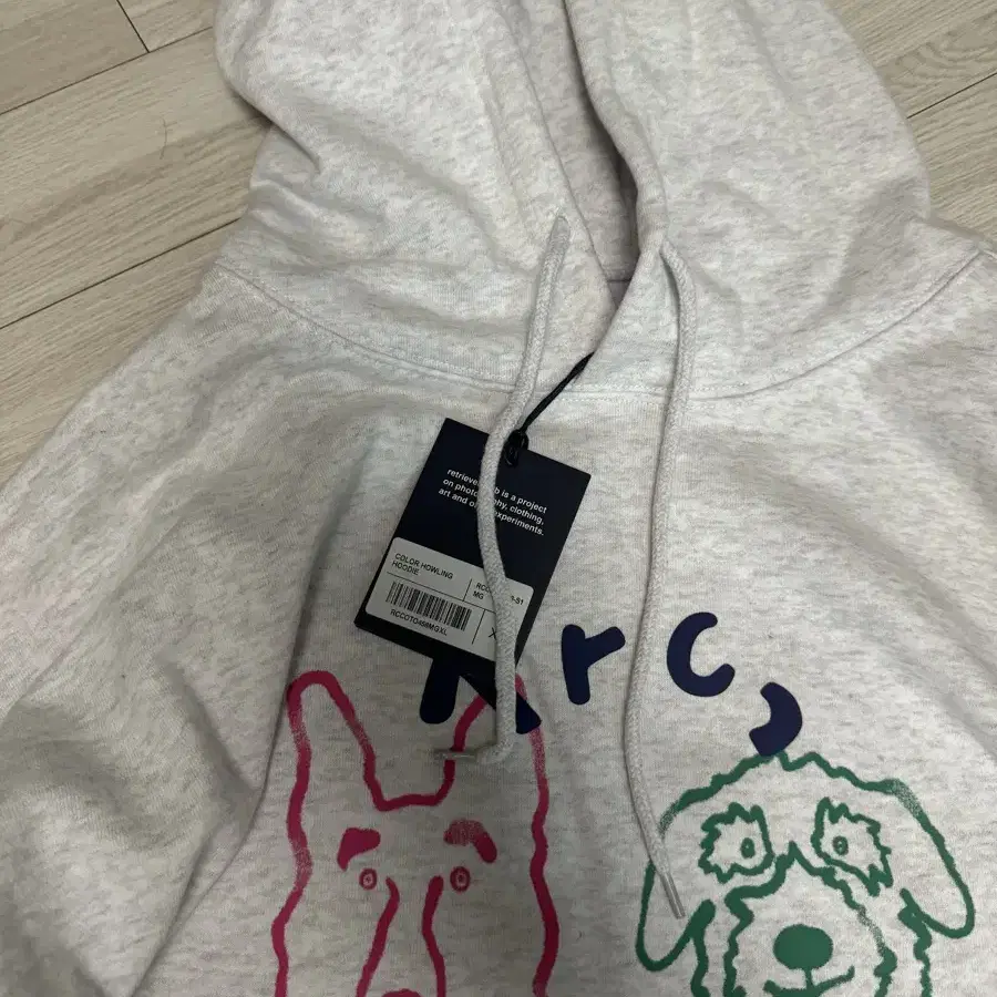 COLOR HOWLING HOODIE 리트리버클럽 XL