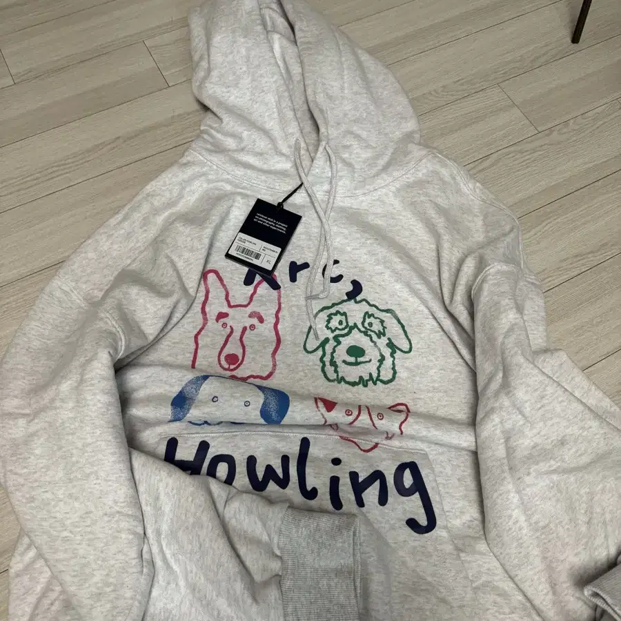 COLOR HOWLING HOODIE 리트리버클럽 XL