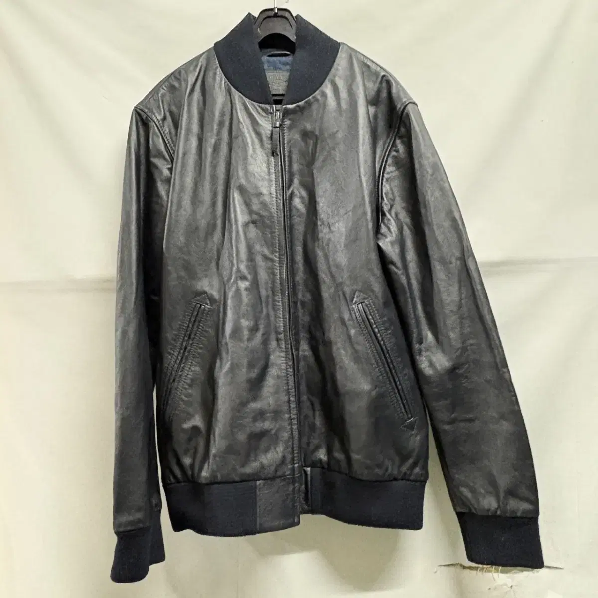 (L) Levi's Real Leather Cowhide Leather Jacket