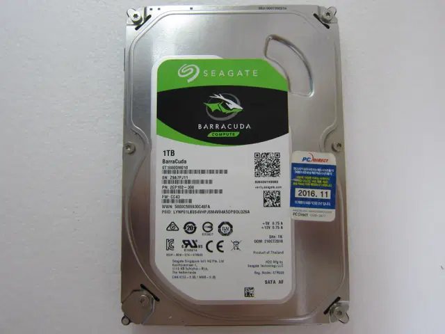 Seagate 하드디스크 BarraCuda 7200/64M 1TB