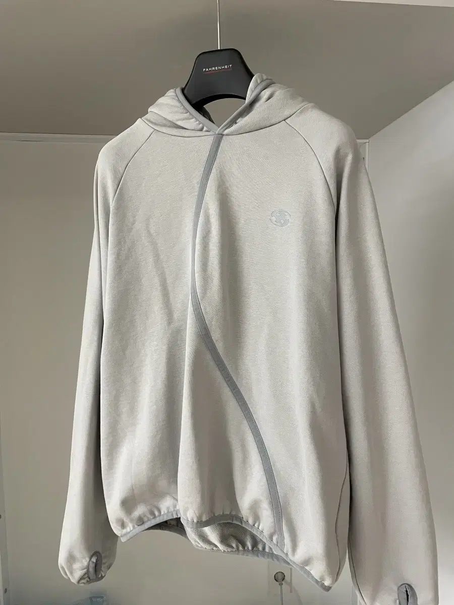 [San San Gear] Taped Hoodie Gray