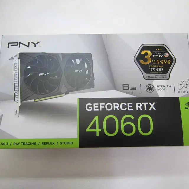 PNY RTX4060 VERTO D6 8GB Dual(AS 27년 1월)