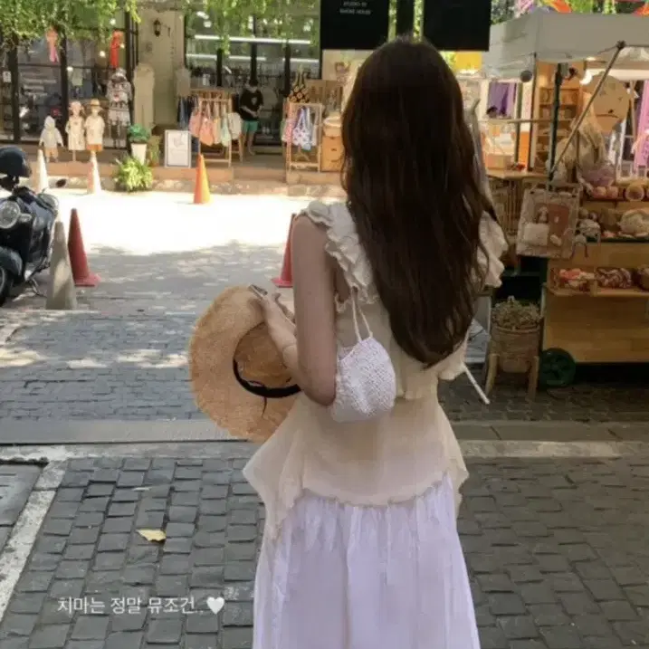 온드민 clay long skirt 스커트