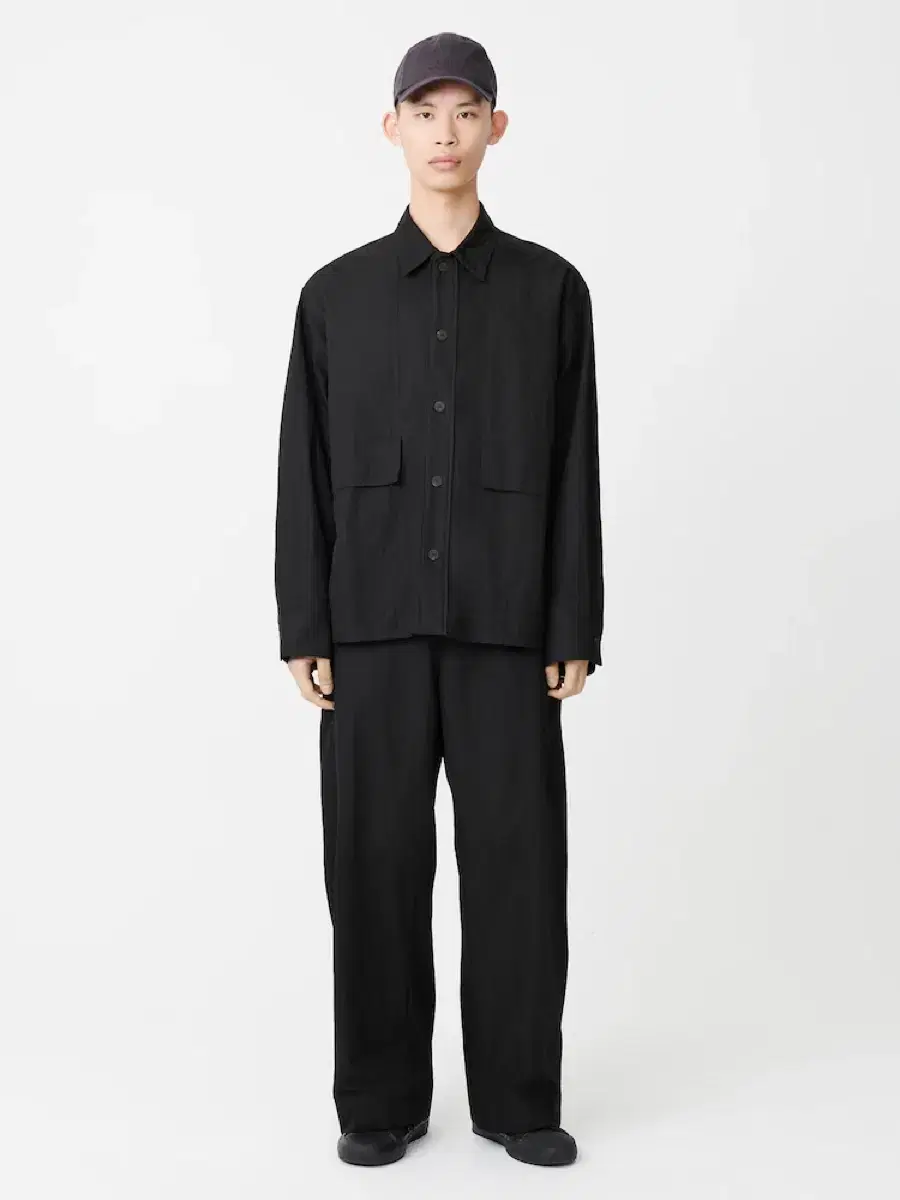 (L, untucked) Studio Nicolson SPIRIT flip-pocket shirt