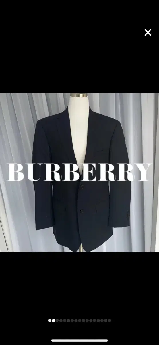 Special Offer/Genuine) Burberry Black Belle Silk and Wool Jacket