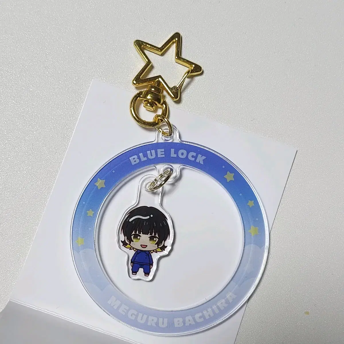 Meguru Bachira BLUELOCK acrylic Star Keyring