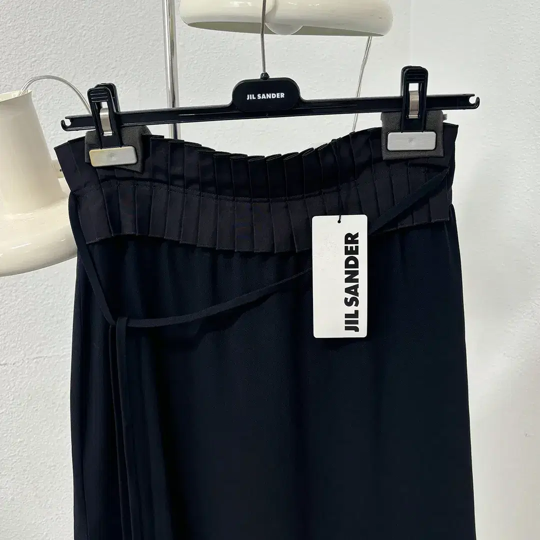 JIL SANDER gathered ribbon skirt