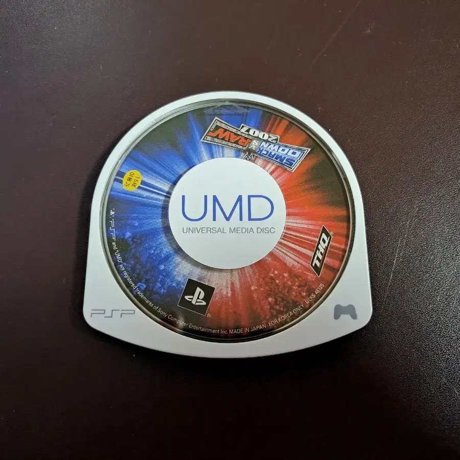 PSP 스맥다운 대 로우 2007 정발 영문 UMD