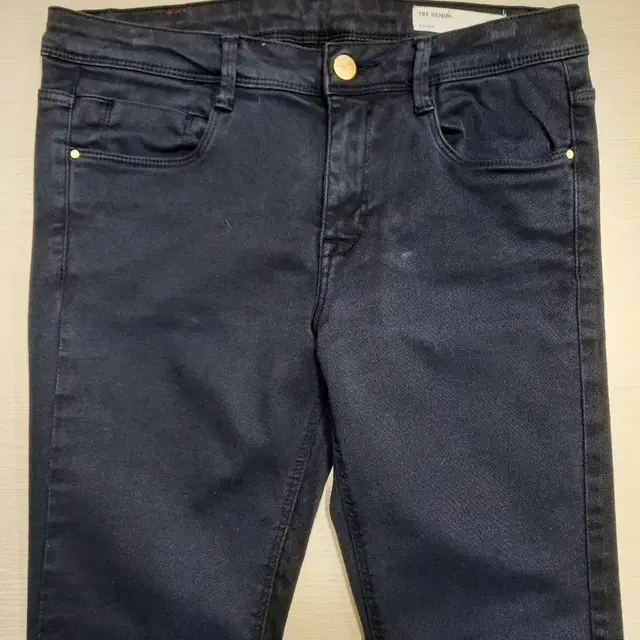 27 ZARA TRF DENIM 스판스키니 네이비 27-534