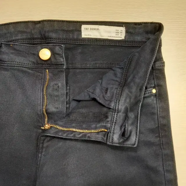 27 ZARA TRF DENIM 스판스키니 네이비 27-534