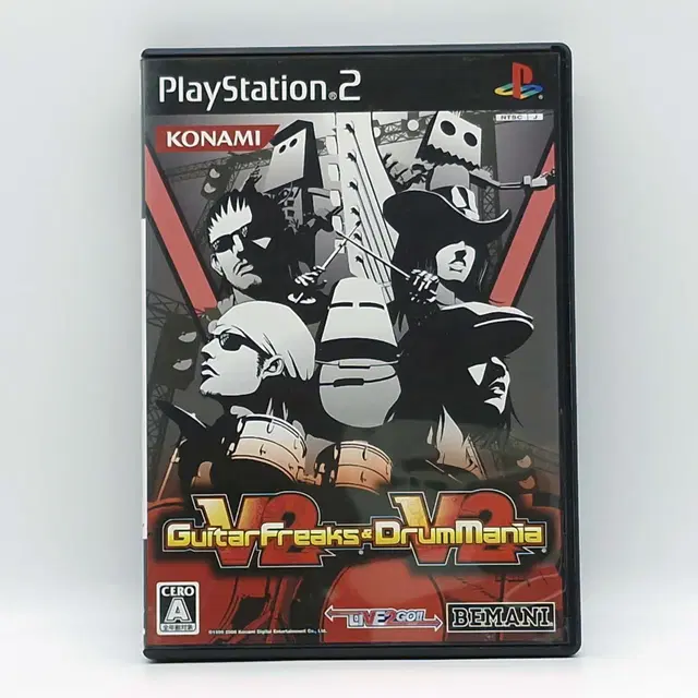 PS2 기타프릭스 V2 & 드럼매니아 V2 일본판(SN20546)