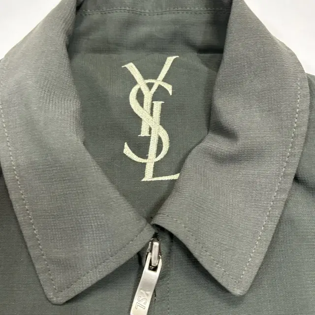 YSL 입생 카키 자켓 블루종 M