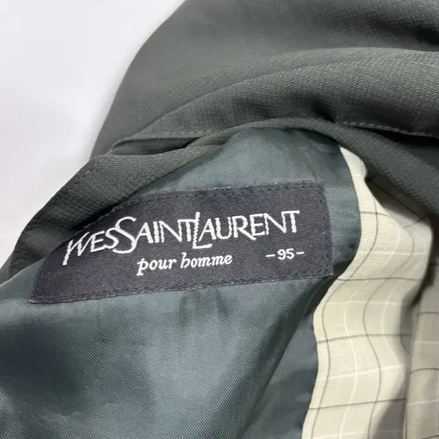 YSL 입생 카키 자켓 블루종 M