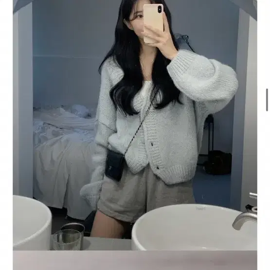 새상품 알파카 가디건 아방가디건 베니토퍼빗프롬데이원아뜨랑스에이블리