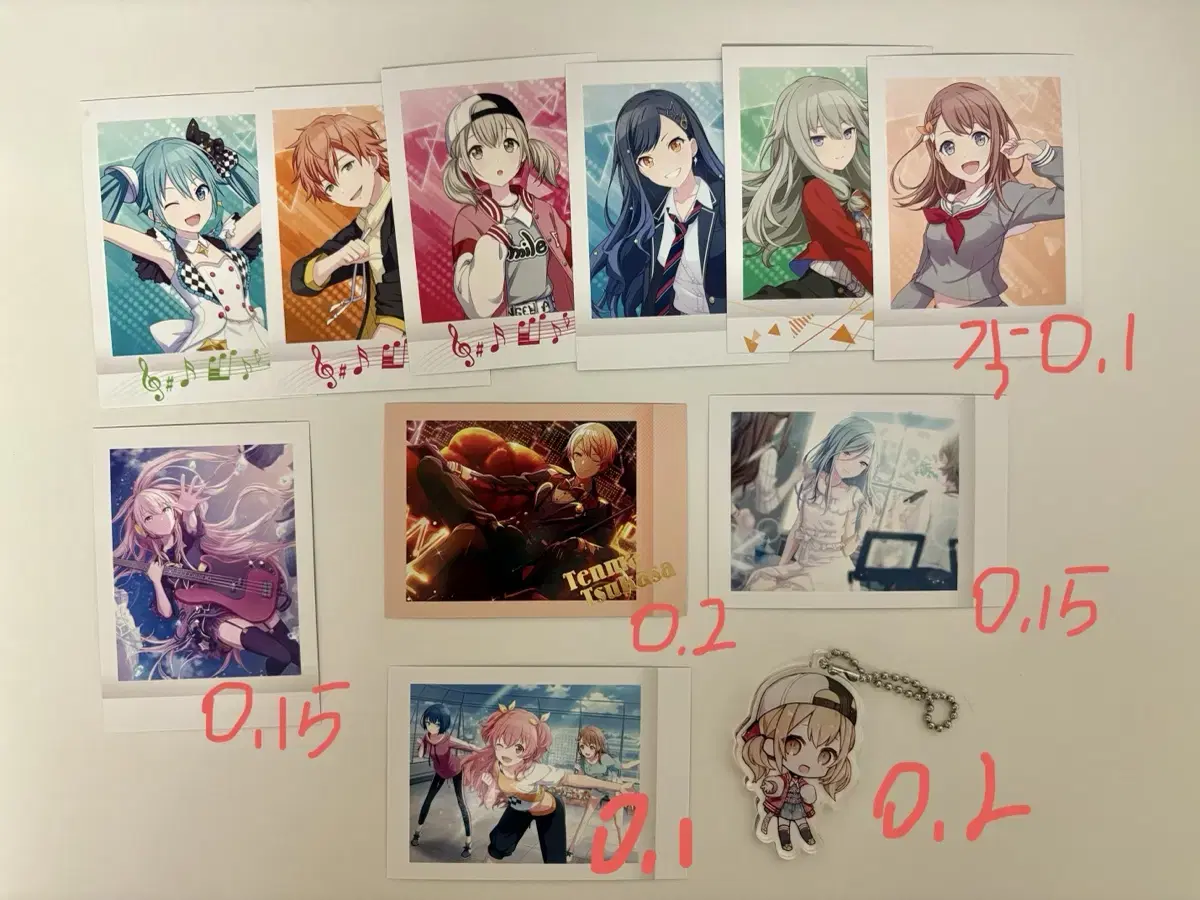 Pseka Pashotz keyring sell Miku Akito Kohane an Nene Tsukasa, etc.