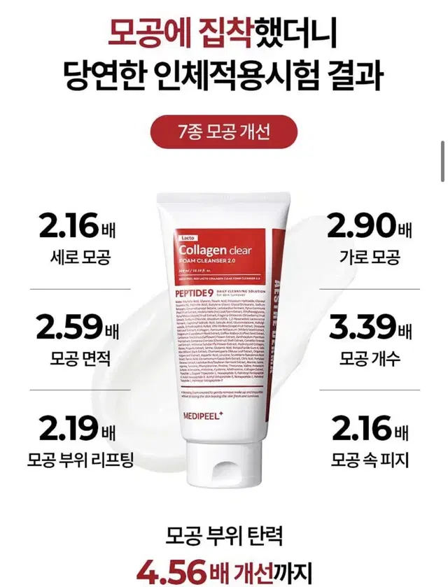 메디필 레드 락토 콜라겐 클리어 폼 300ml