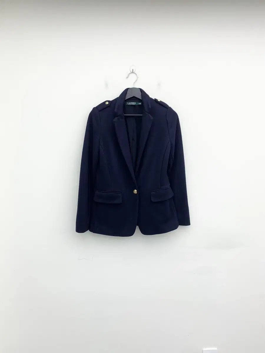 Ralph Lauren Keum Buttoned Wool Tailored Jacket