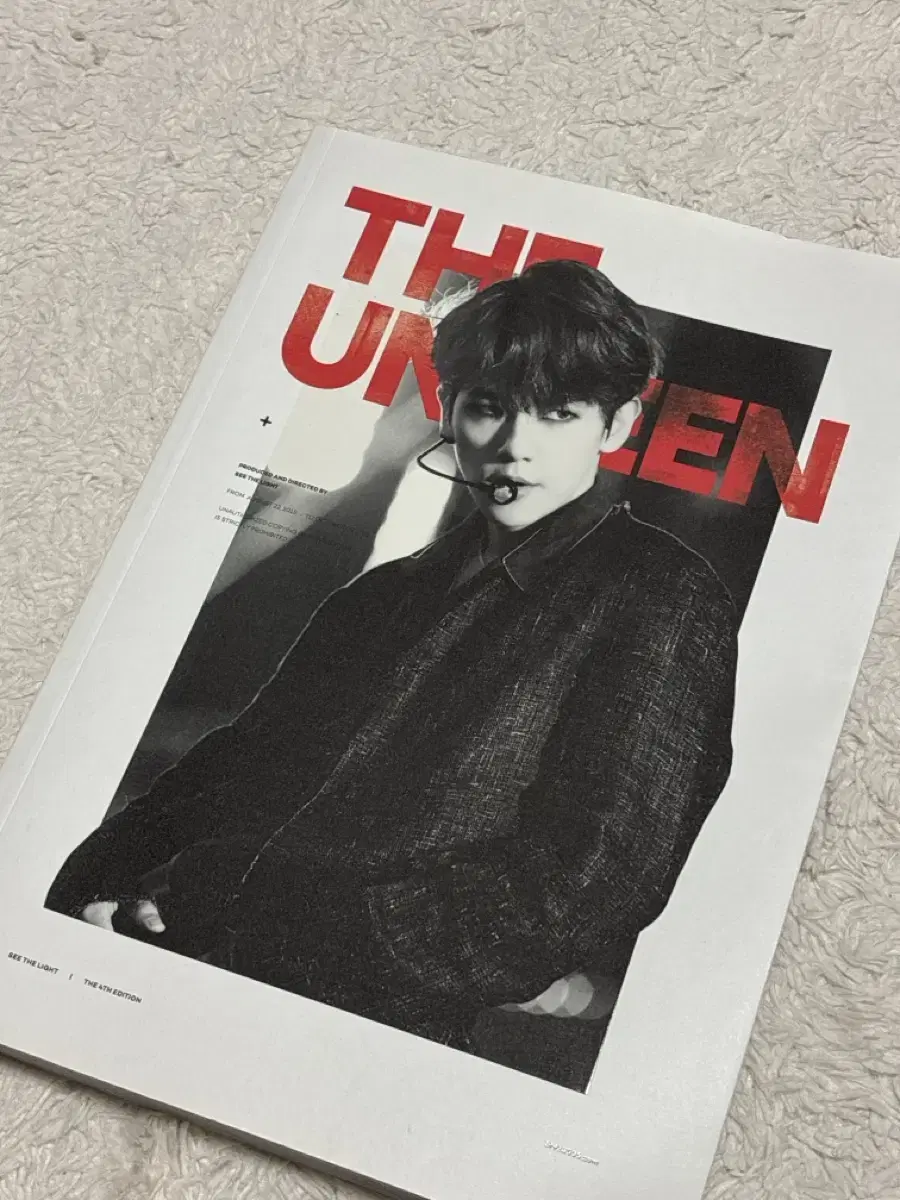 Exo baekhyun See the light Unseen photobook & Photocard