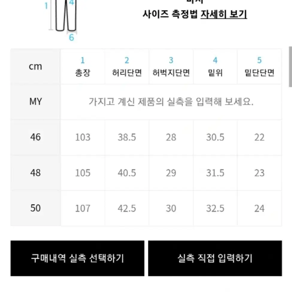 루오니어 부츠컷 데님 새거 48