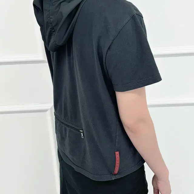 PRADA SPORTS hoodie half t