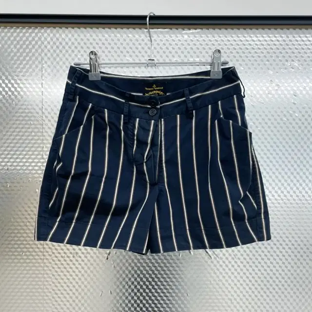 VIVIENNE WESTWOOD striped micro shorts