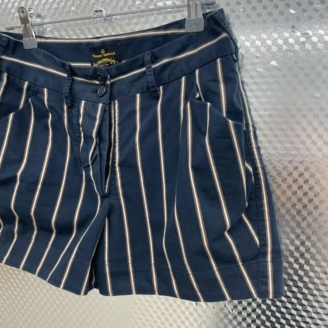 VIVIENNE WESTWOOD striped micro shorts