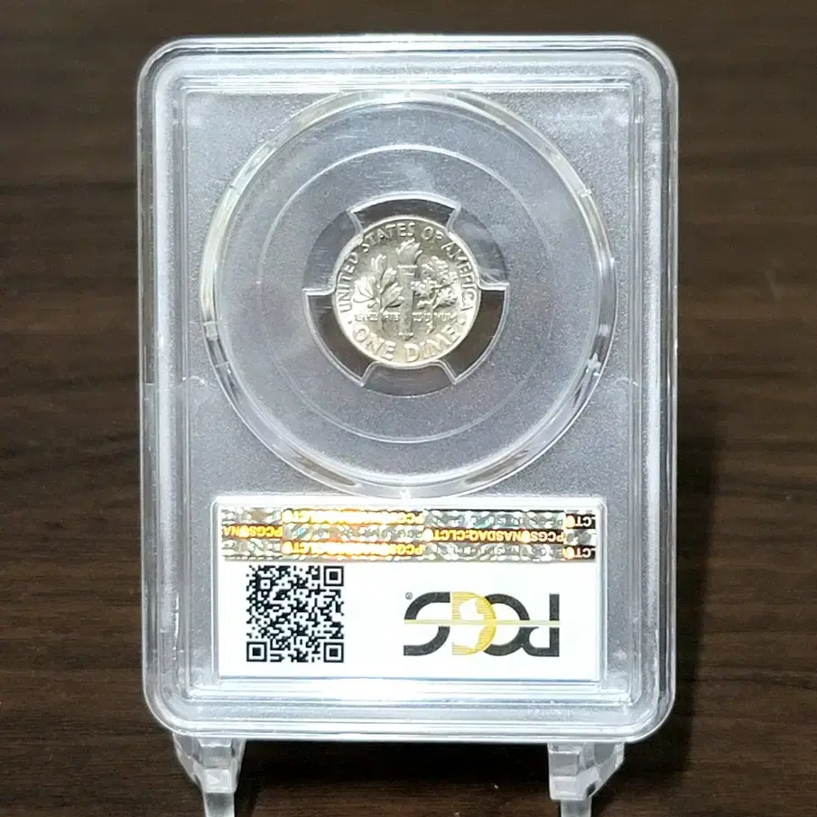 1967년 발행 귀한 준특년 10c 다임주화 PCGS66고등급 새주화#구