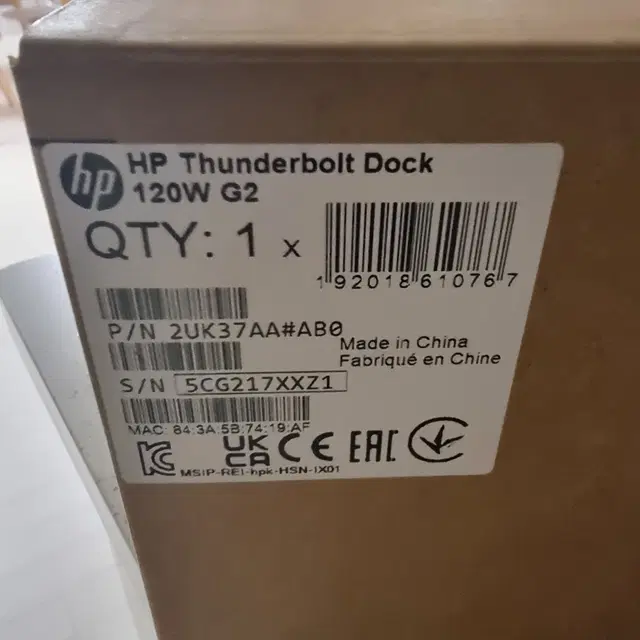 도킹스테이션] HP Thunderbolt Dock 120W G2