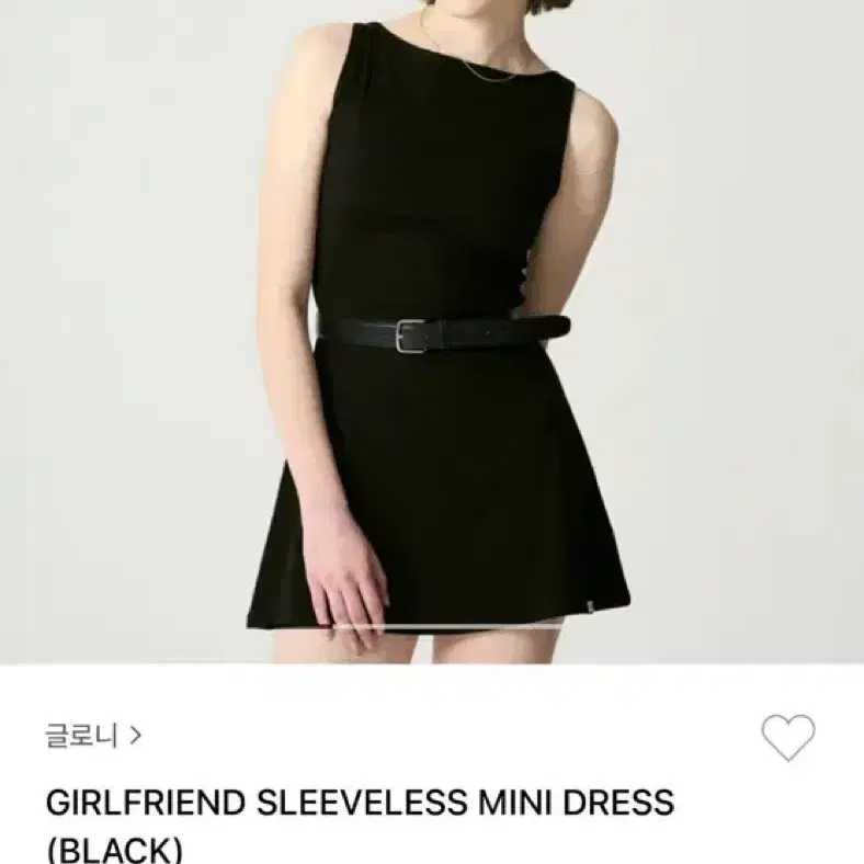 GIRLFRIEND SLEEVELESS MINI DRESS 글로니 원피스