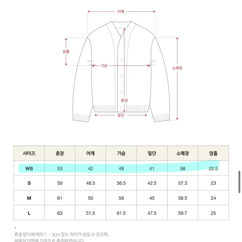 [1회 시착] 세터 파로 오버 사이즈 울 블렌드 가디건 베이비 블루 ws