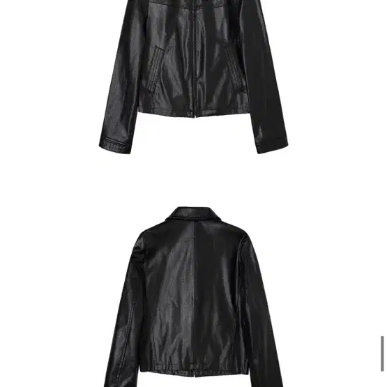 시야쥬 레더자켓 siyazu fake leather crop JK