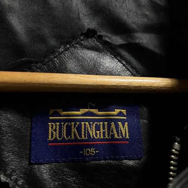 105-110 BUCKINGHAM 올드스쿨 레더 양가죽 코치자켓 정품