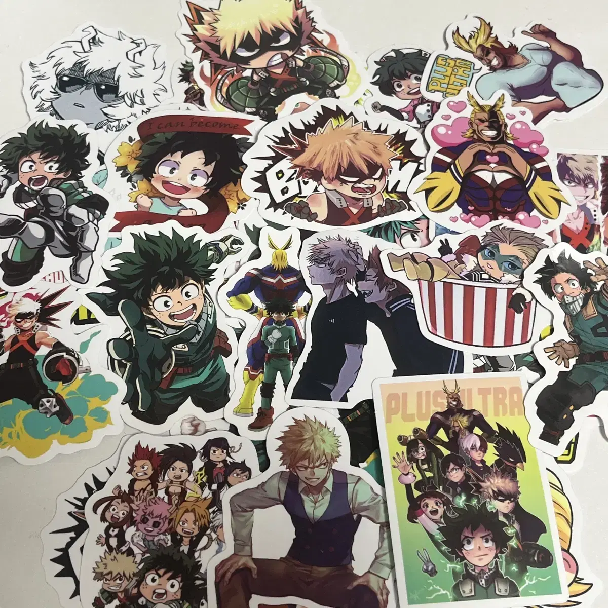 [Chapter 70] My Hero Academia Hiroaka Nahia Sculpture sticker Midori Bakugo