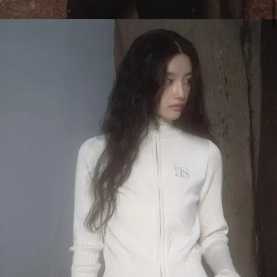 쿨거일택무배 애즈온 MARON KNIT ZIP-UP / BEIGE 집업