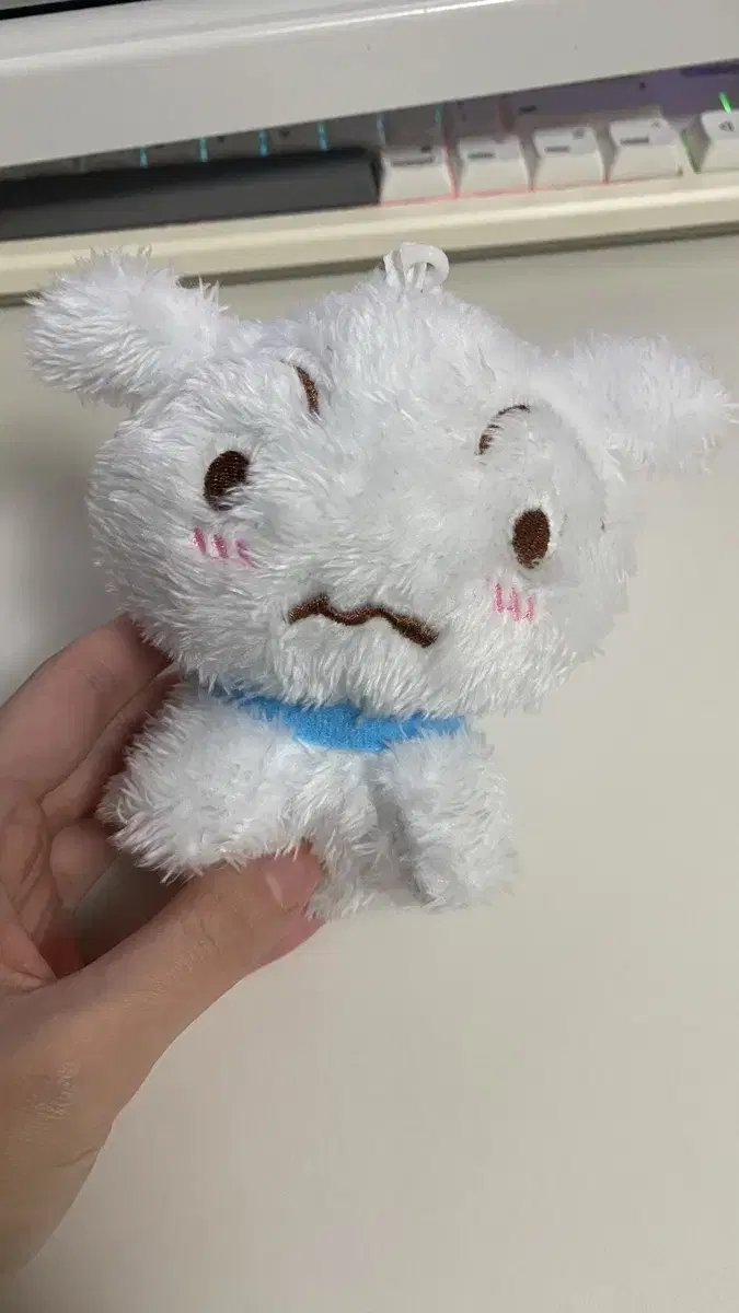 흰둥이 인형 키링