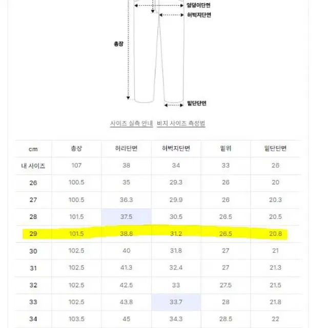 [무신사 스탠다드] 세미 와이드 슬릿 히든 밴딩 슬랙스29