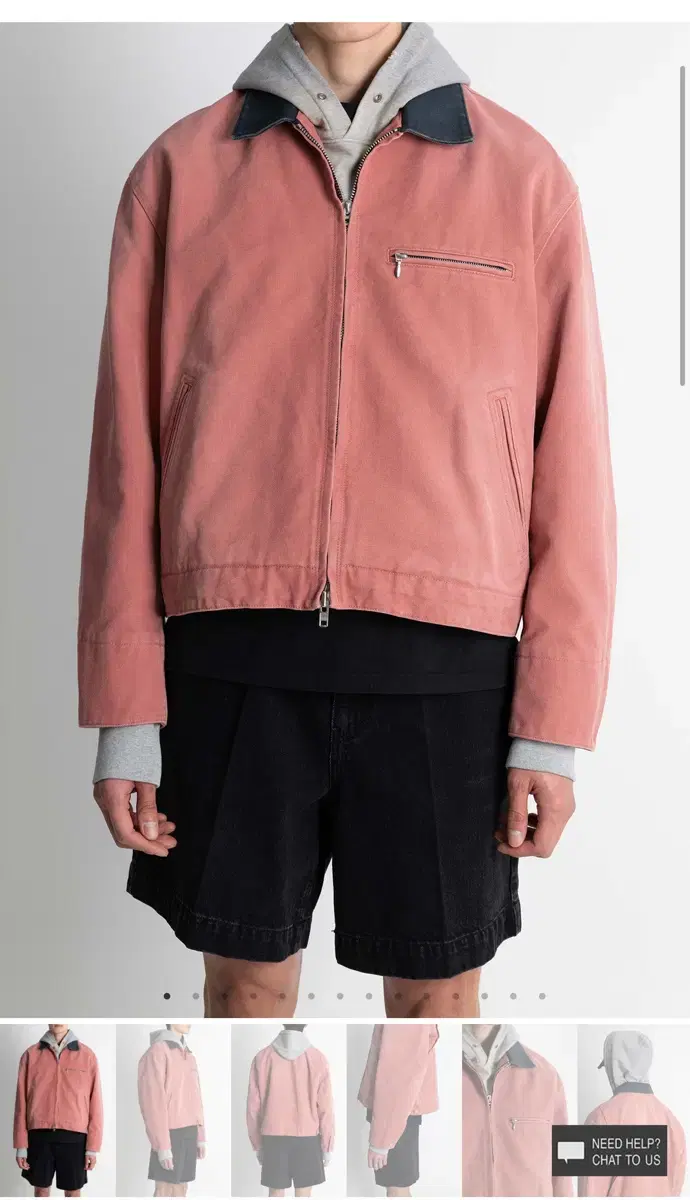 Views Work Jacket Pink free size new