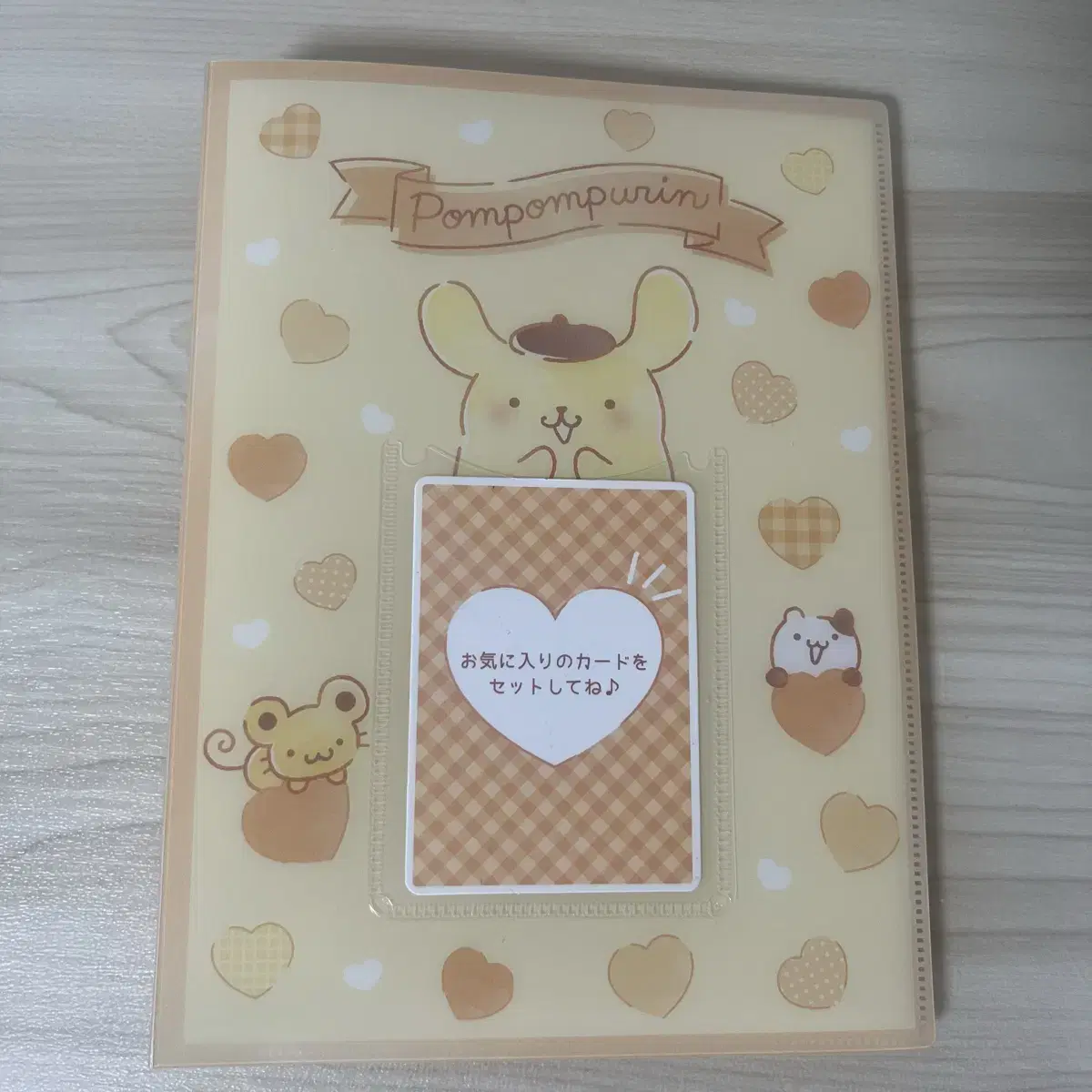 Rio Pompompurin photocard photocard binder