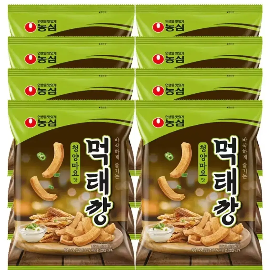 농심 먹태깡 청양마요맛 60g 8개