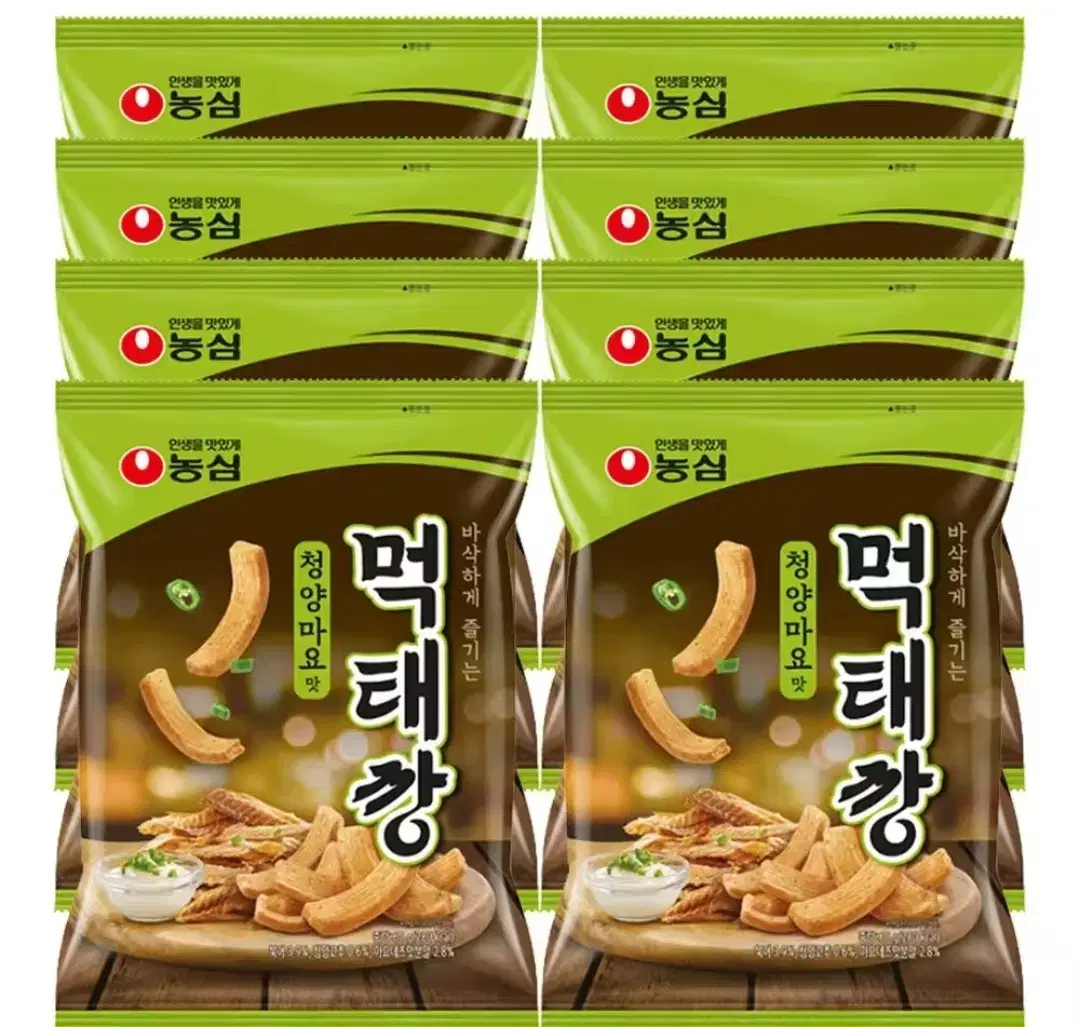 농심 먹태깡 청양마요맛 60g 8개