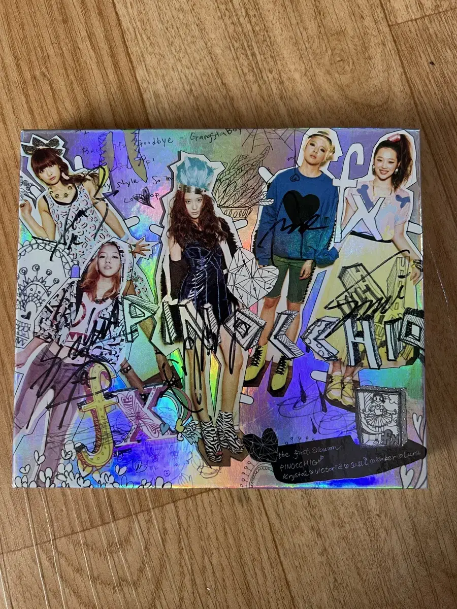 Written by F(X) sign album