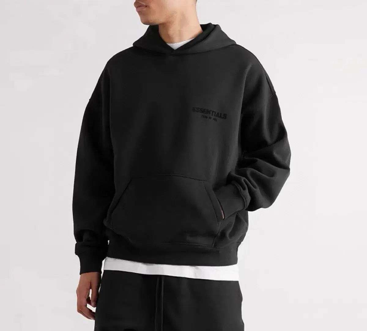 P.O. Gap Essentials Backlogo Hoodie Black S M L3Size